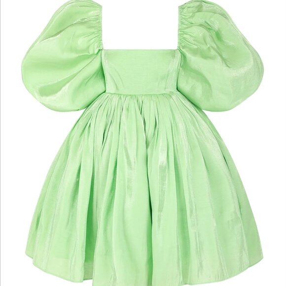 Selkie Dresses & Skirts - Selkie The Avocado Recycled Puff Dress - 5X